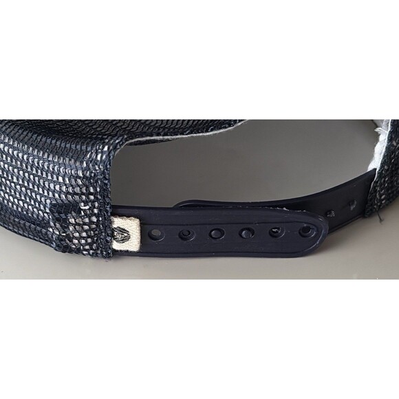 ROXY Trucker Hat Snap Back Mesh Beach Summer Floral Stripes Surf Vibes Cap Y2K - Picture 4 of 6